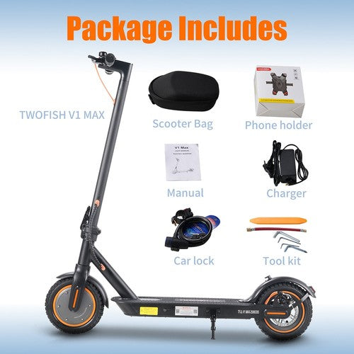 TWOFISH V1 MAX Electric Scooter, 400W Motor TWOFISH V1 MAX Electric Scooter, 400W Motor